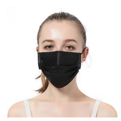 50 Pcs Disposable Face Mask -  Black