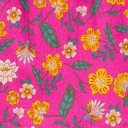 Floral Crinkle Jersey Tank Top - Size 4