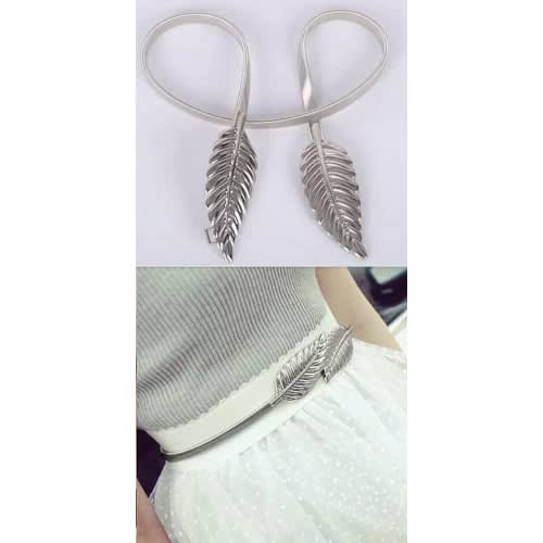 Leaf Belt - Silver