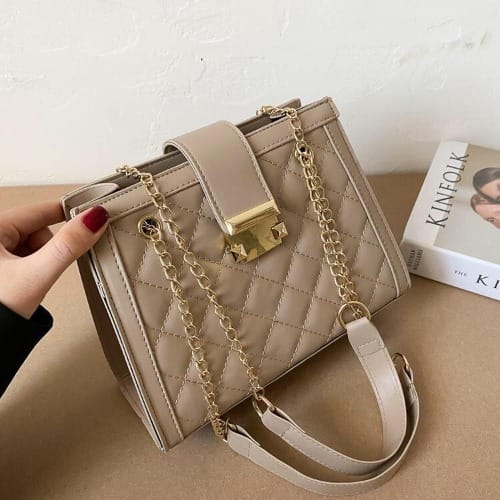 Ladies Handbag- Nude