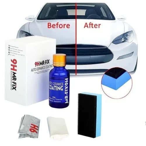 Mr Fix 9h Car Polish Kit With Anti-scratch Ceramic Coating - 30ml