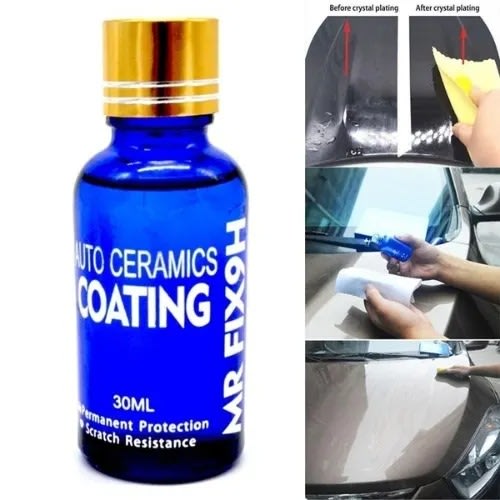 Mr Fix 9h Car Polish Kit With Anti-scratch Ceramic Coating - 30ml