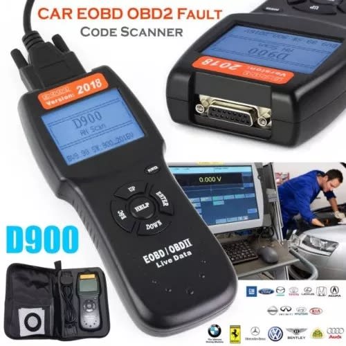D900 Obd2 2018 Model Diagnostic Scanner Tool & Kit Bag