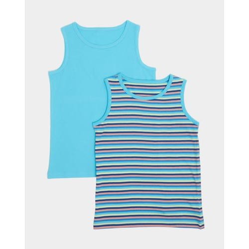 Boys Vest - Pack Of 2 - Blue