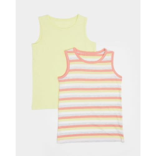 Boys Lime Vest - Pack Of 2
