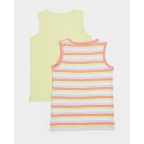 Boys Lime Vest - Pack Of 2