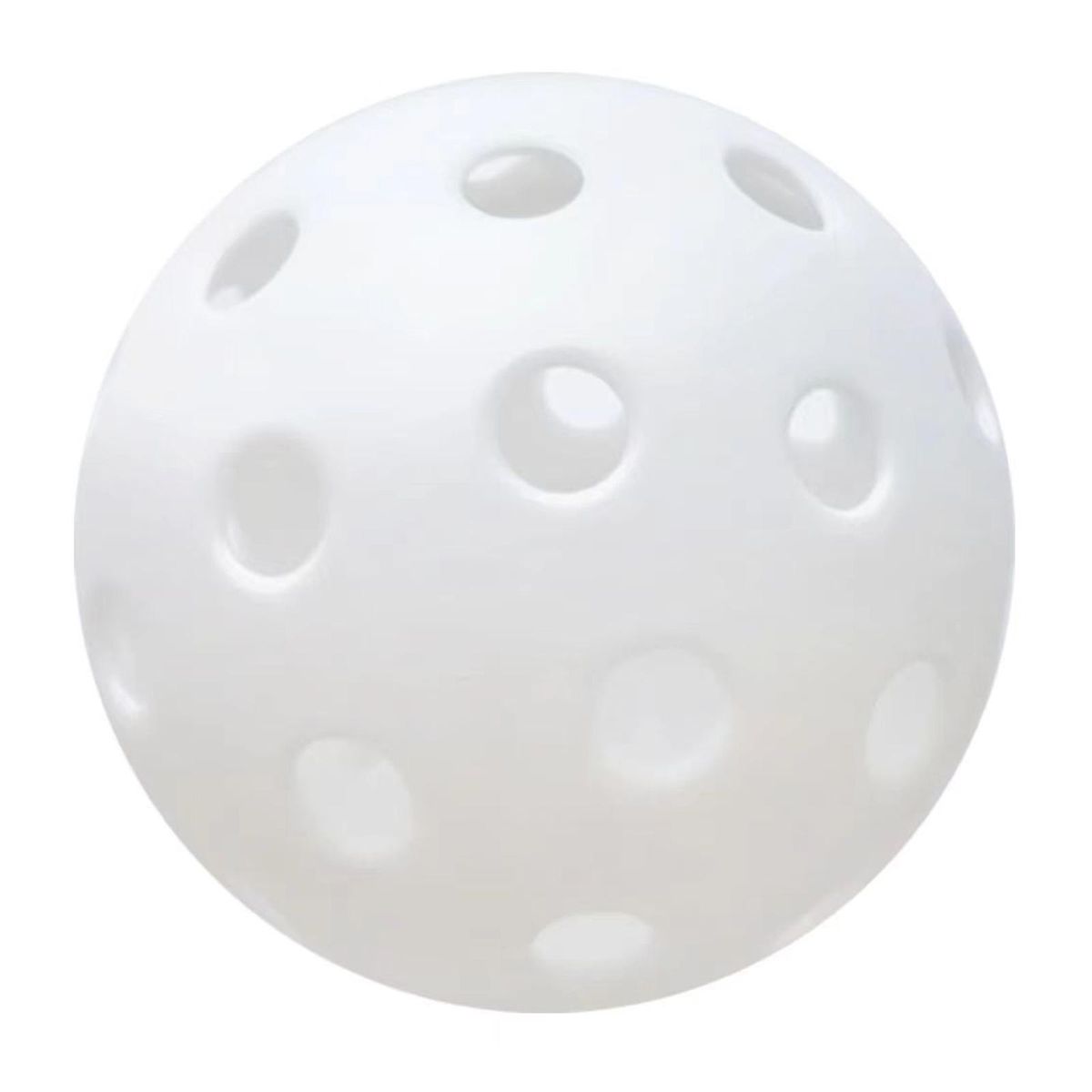 Luminous Pickleball Ball 40 Holes Practice White