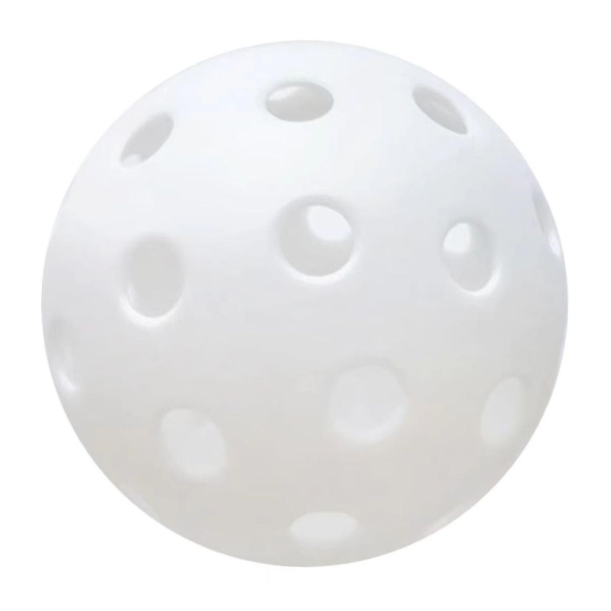 Luminous Pickleball Ball 40 Holes Practice White