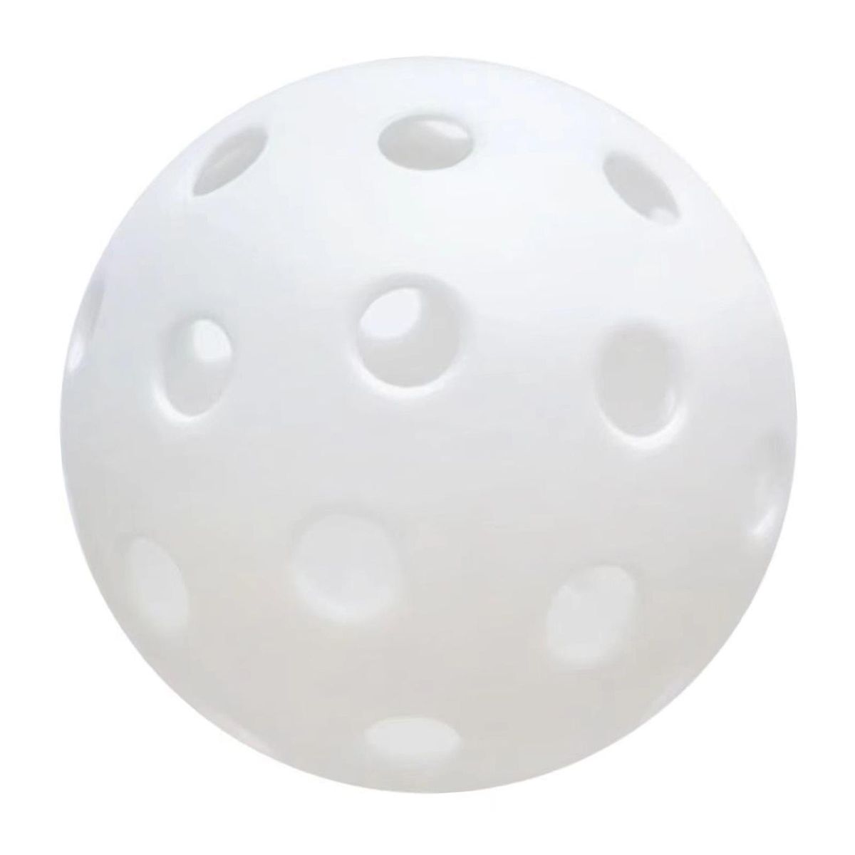 Luminous Pickleball Ball 40 Holes Practice White