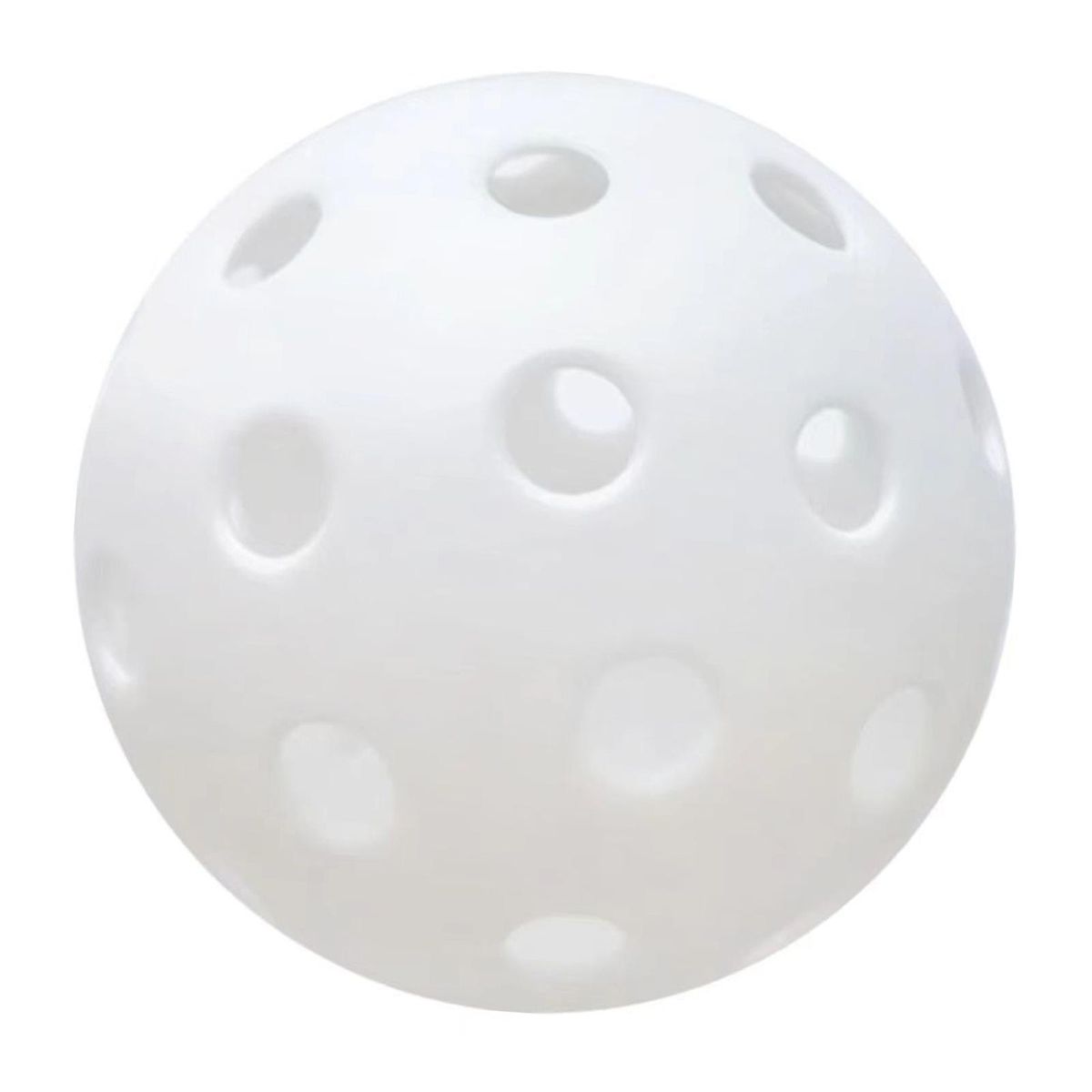Luminous Pickleball Ball 40 Holes Practice White