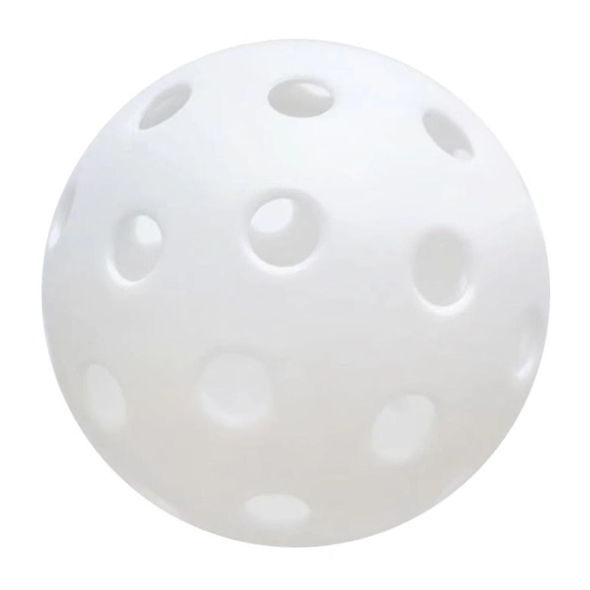 Luminous Pickleball Ball 40 Holes Practice White