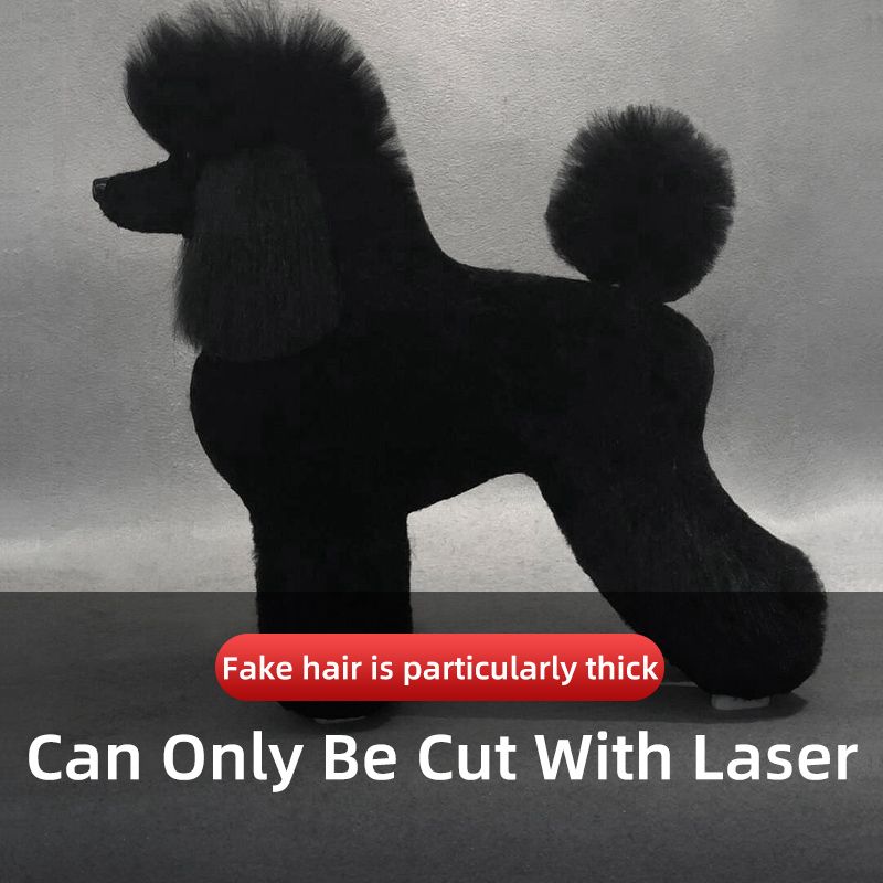 Pet  Hair Grooming  Dog Model Practice Dog Standard Skeleton Model Dog Full Body  Hair-Brown