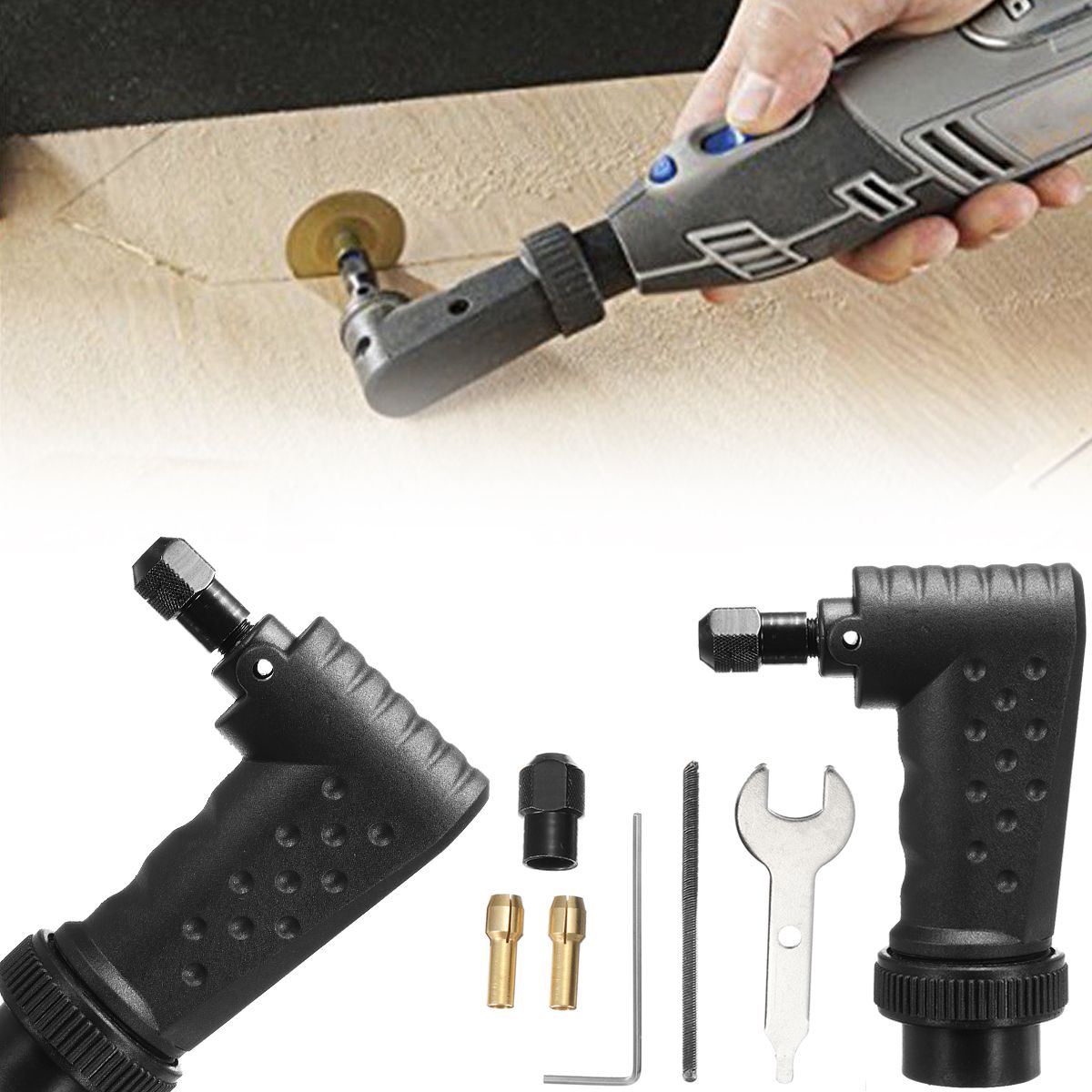 Right Angle Converter Attachment For Dremel Tool Accessories Rotary Tools Fit  4000 3000 8200 275 Electric Grinder Kit