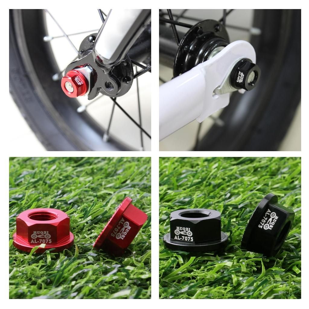 4 Pieces Alloy M8 8mm Bike Wheel Hub Axle Nuts For Kids