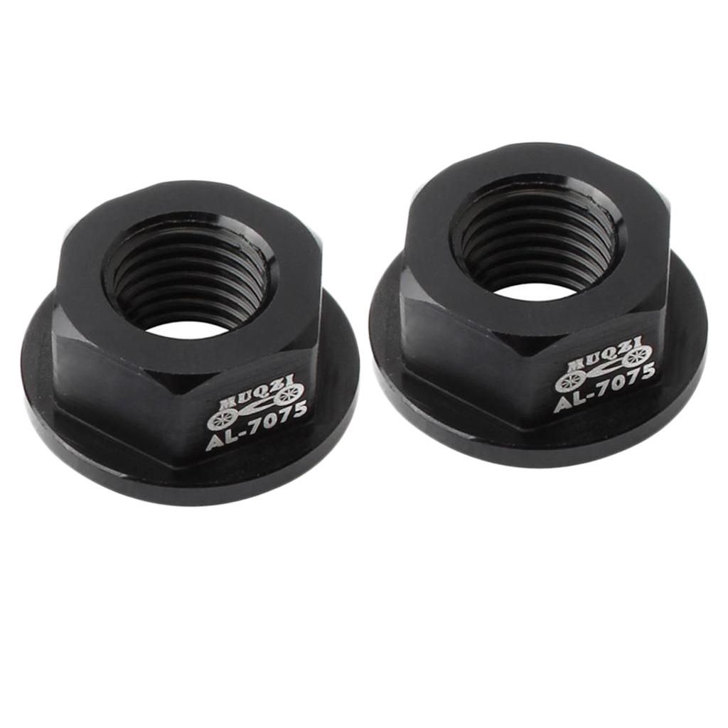 4 Pieces Alloy M8 8mm Bike Wheel Hub Axle Nuts For Kids
