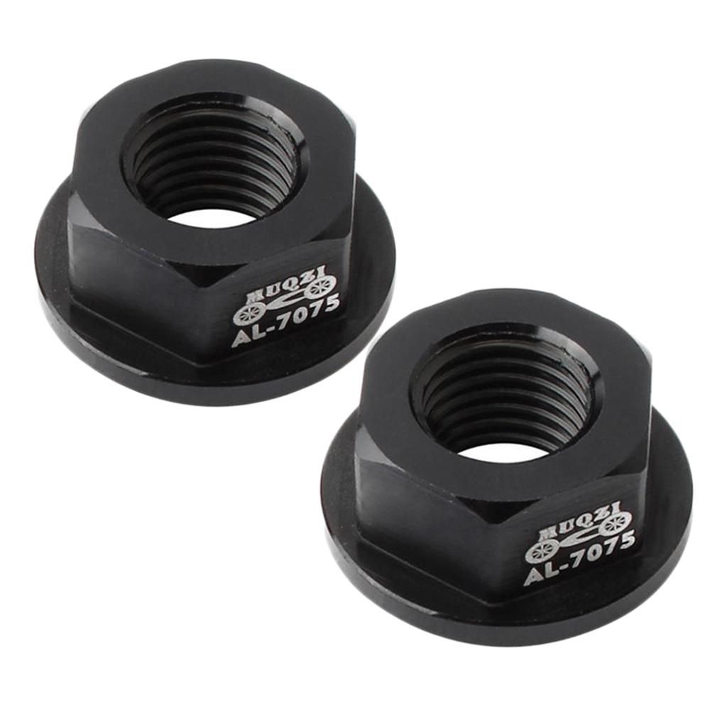 4 Pieces Alloy M8 8mm Bike Wheel Hub Axle Nuts For Kids