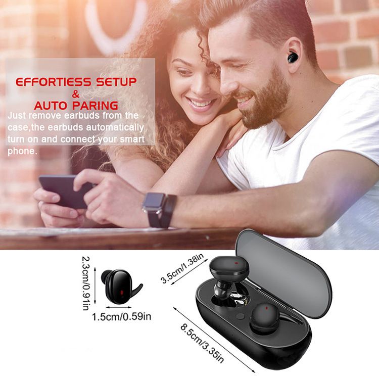 Y30 Wireless Blutooth 5.0 Earphone Headset In-ear Earbuds