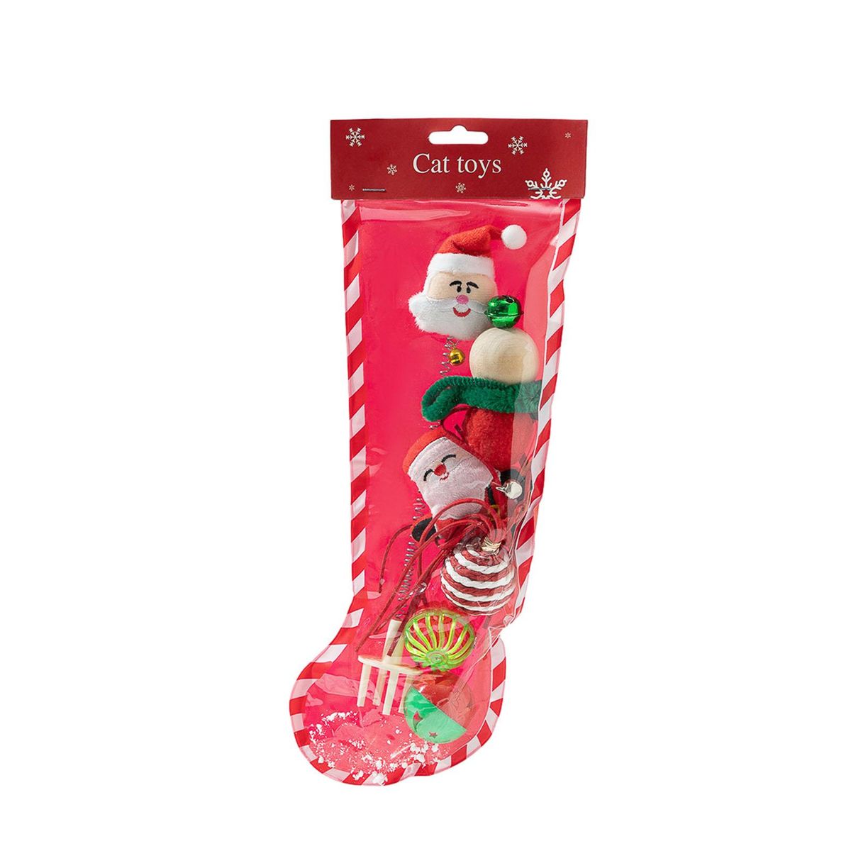 Christmas Theme Pet Toy Set Durable Wear Resistant Cat Toy