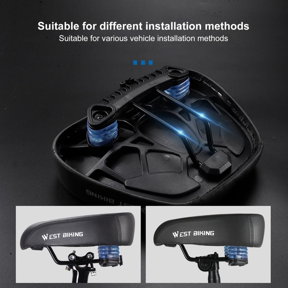 Bicycle Seat MTB Road Bike Saddle Comfortable Breathable No Nose Soft Wide Bicycle Saddle Cycling Cushion Pad Drop Shipping