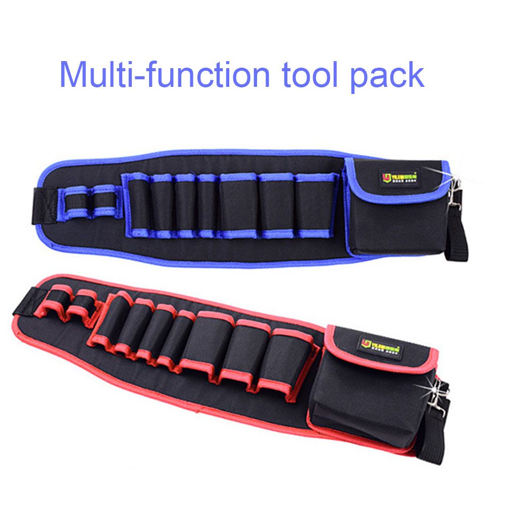 Canvas Pouch Plumber Waist Utility Electrician Bag Holder Storage Durable For Tools Kit Repair Maintenance Organizer Tool