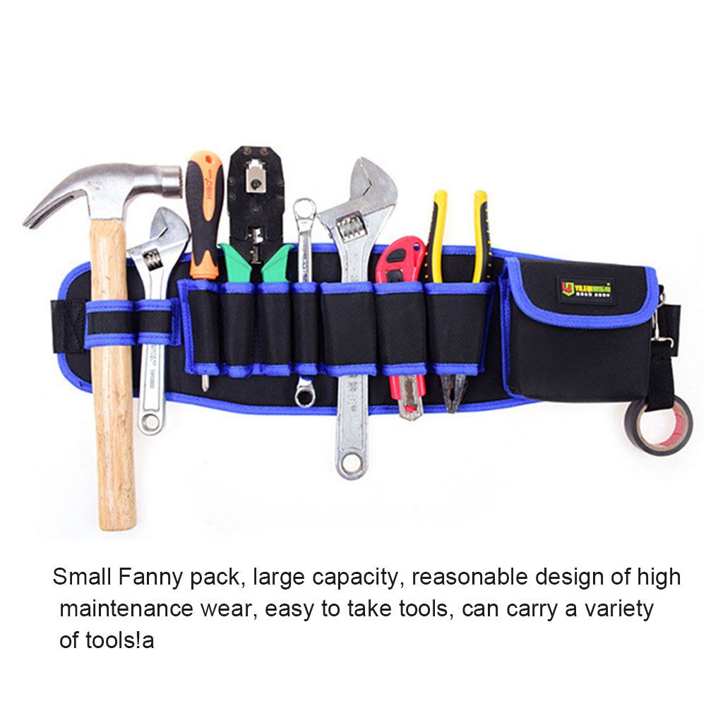 Canvas Pouch Plumber Waist Utility Electrician Bag Holder Storage Durable For Tools Kit Repair Maintenance Organizer Tool