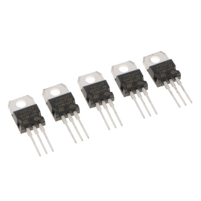5PCS TIP127   NPN Transistors Kit 5A 60-100V 3 PIN IC