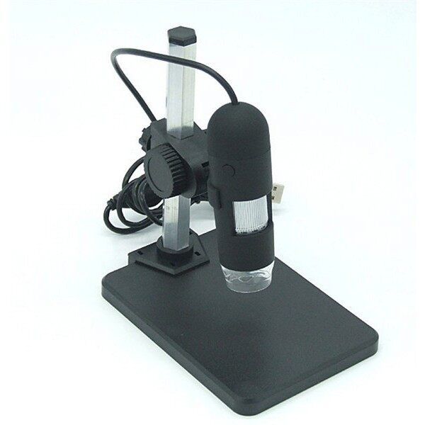 20-200X USB 2MP 8 LED Digital Microscope Endorscope Magnifier For Circuit Board Repair