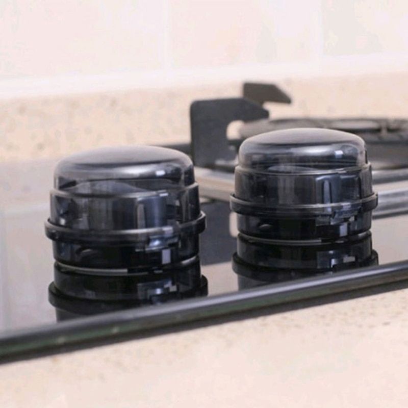 2 Pcs Baby Safety Oven Lock Lid Gas Stove Knob Covers Home Kitchen Switch Protection Tool Protector