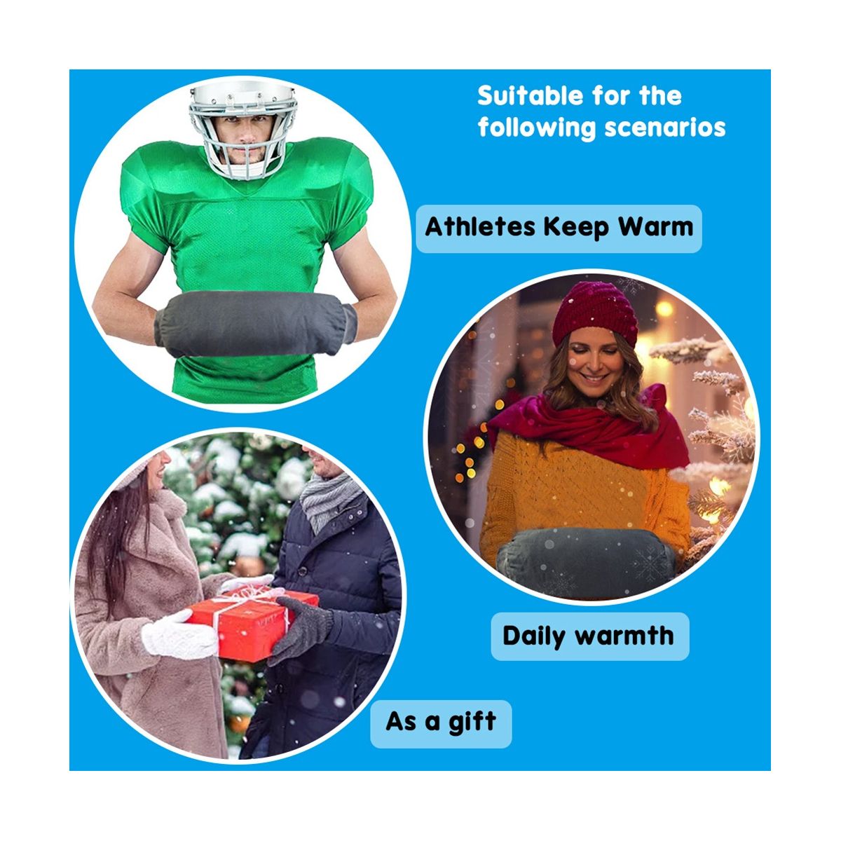 Athlete Hand Warmer Sleeves Tennis Player Hand Warmer Rugby