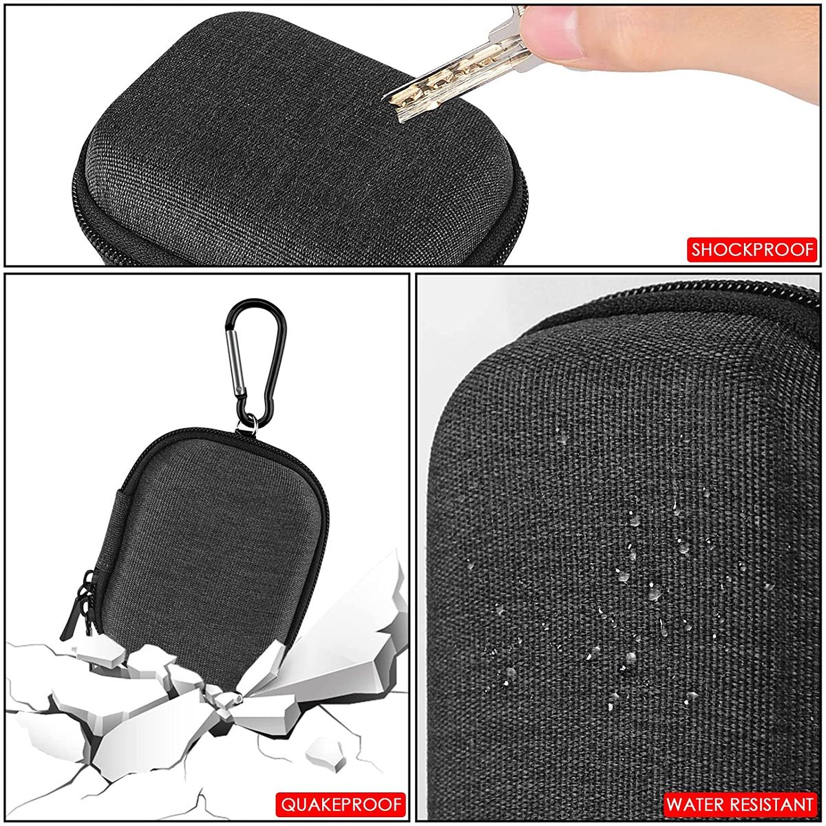 Geekria Carrying Case For Sony WF-1000XM4 Earbud Headphones