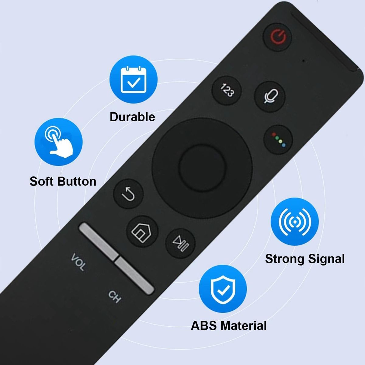 TV Remote Control for Samsung TV BN59-01241A BN59-01265A BN59-01259E BN59-01260A Voice Remote Control Replacement