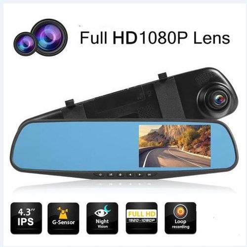 1080P Lens Car Digital Video Recorder DVR Camera Monitor Dash Cam Recorder Rearview Mirror