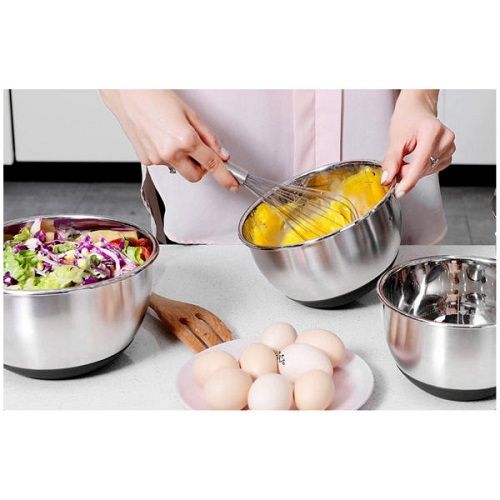 Stainless Steel Mixing Bowls - Set Of 3