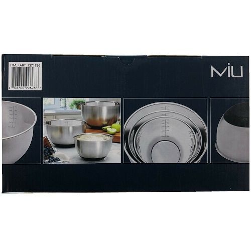 Stainless Steel Mixing Bowls - Set Of 3