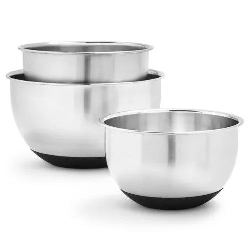 Stainless Steel Mixing Bowls With Silicone Base