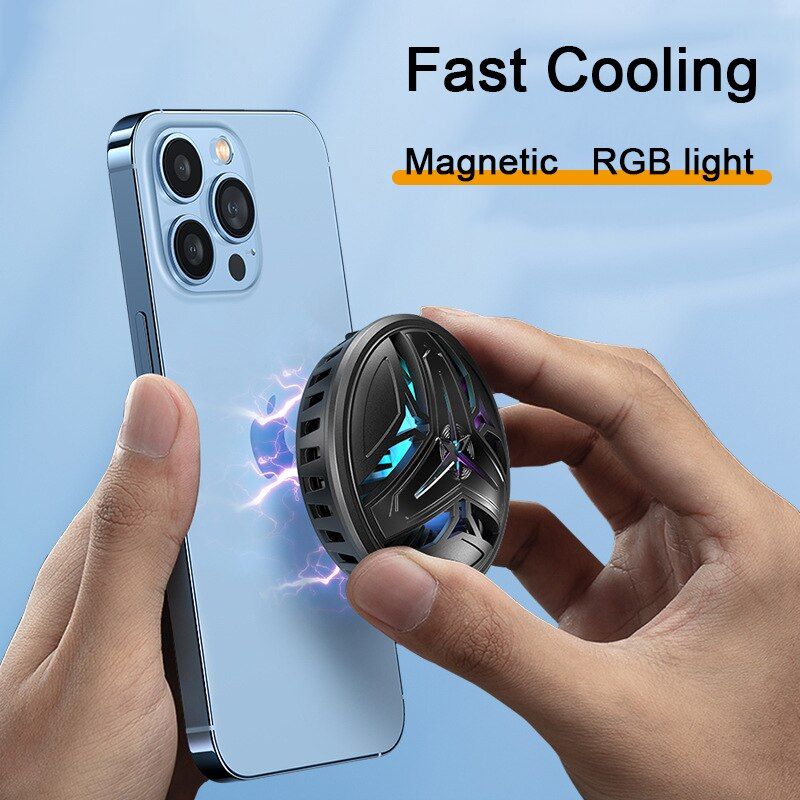 Game Mobile Phone Cooler USB Powered Magsafe Cooler For Cell Phone Radiator Fan Phone PUBG Peltier Cooler Portable Cooling Fan