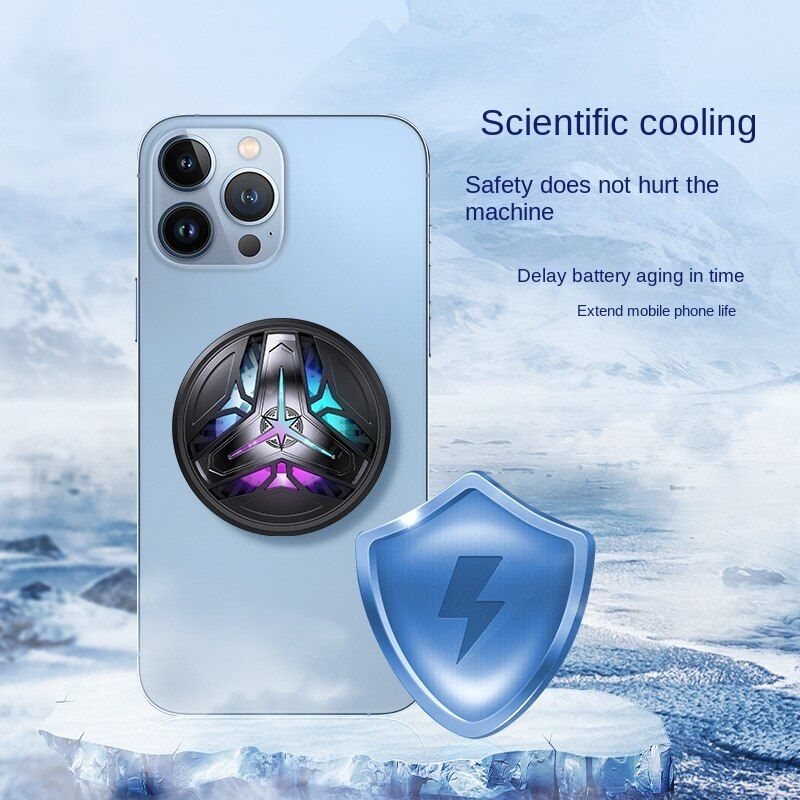 Game Mobile Phone Cooler USB Powered Magsafe Cooler For Cell Phone Radiator Fan Phone PUBG Peltier Cooler Portable Cooling Fan