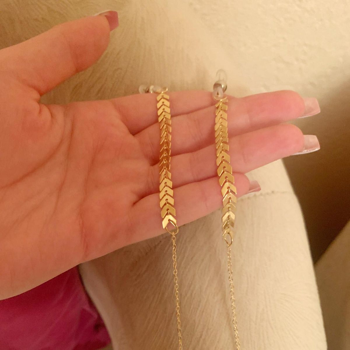 Beaded Pearl Eyeglass Chain Cord Sunglasses Holder Strap Scale