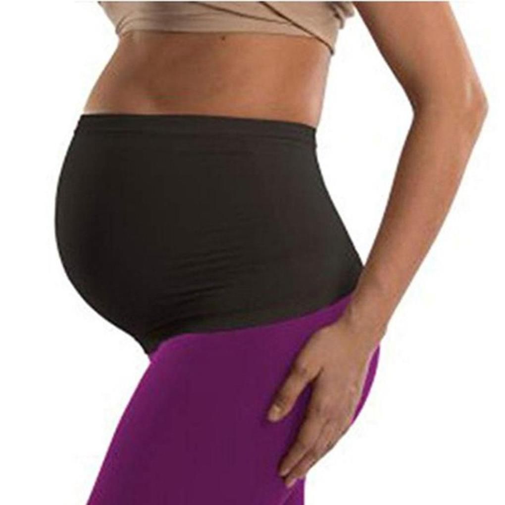 (No 2)Breathable Maternity Support Belts Pregnancy Belly Band Care Shapewear Seamless Nylon Ab JIN