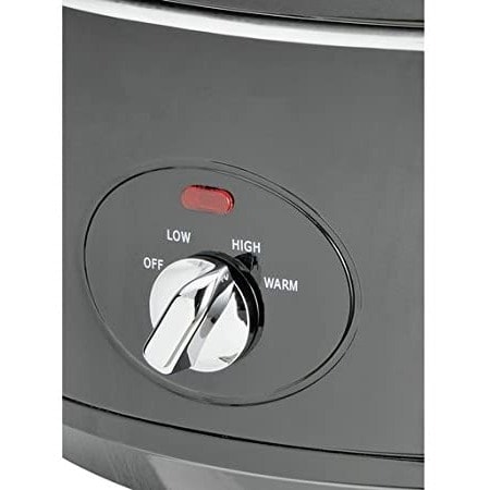 6.5L 3 Heat Settings Slow Cooker - Black