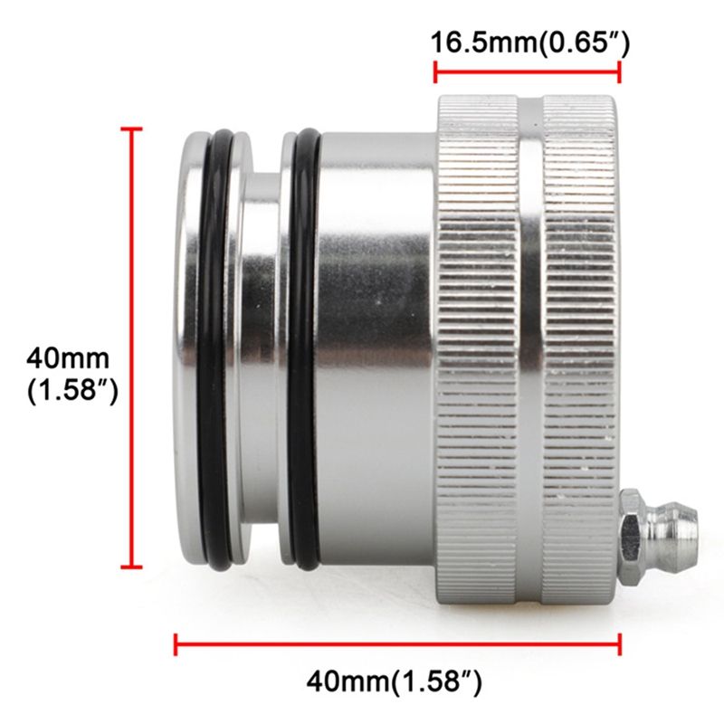 35MM+40MM Wheel Bearing Greaser Service Tool Kit For Polaris UTV/ATV Accessories Silver