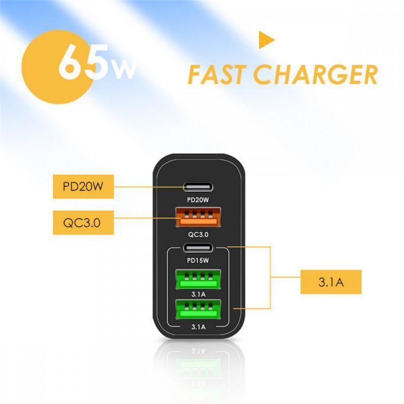 65w Fast Charge Adapter For Macbook Pro Laptop Quick Cha USB