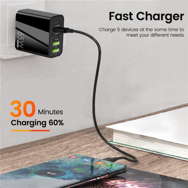 65w Fast Charge Adapter For Macbook Pro Laptop Quick Cha USB
