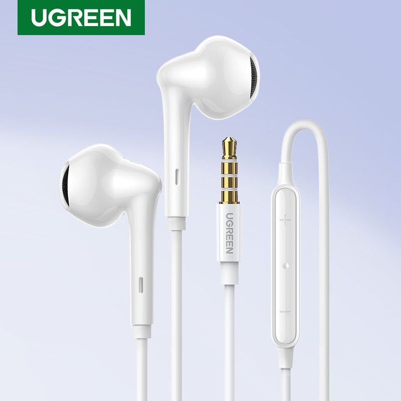 3.5mm Wired Earbuds Headphones Earphones With Microphone