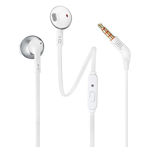 Jbl T205a 3.5mm Wired Earphones Stereo Music Earbuds In-ear Hifi Sport Headset 1-button Control