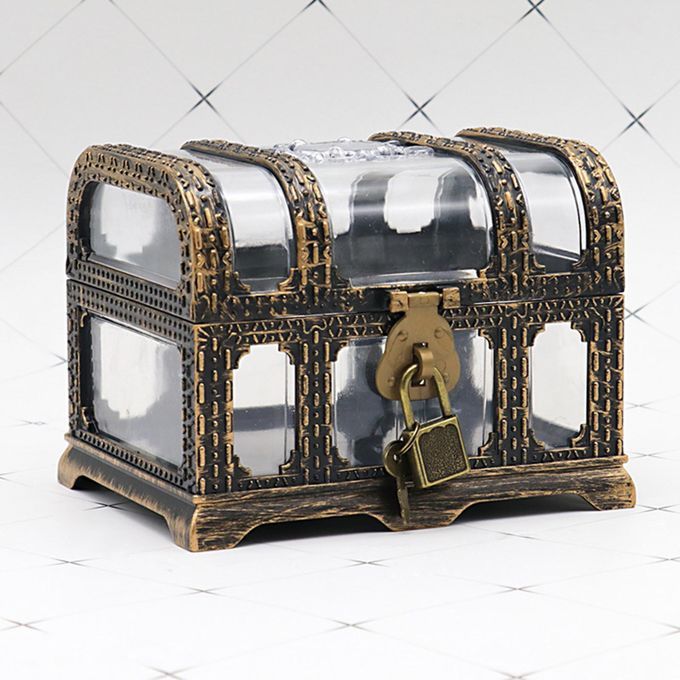 Antique Style Pirate Treasure Chest Clear For Pirate Party B
