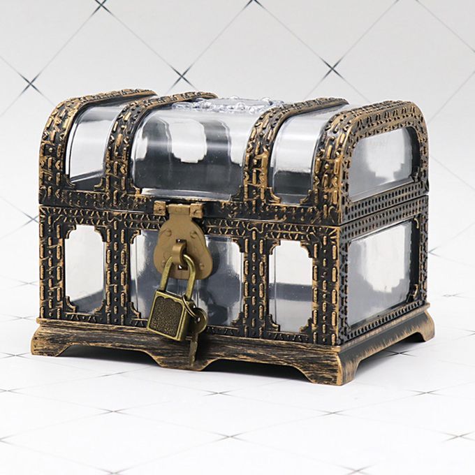 Antique Style Pirate Treasure Chest Clear For Pirate Party B