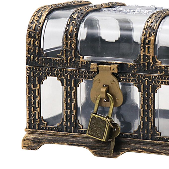 Antique Style Pirate Treasure Chest Clear For Pirate Party B
