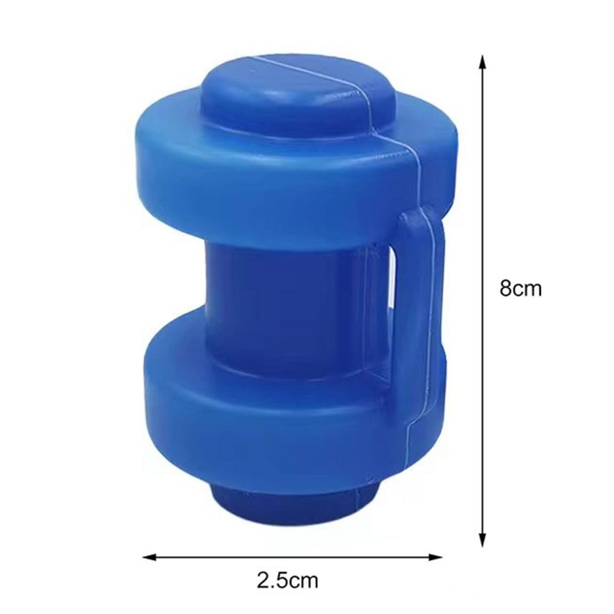2Pcs Trampoline Cover Trampoline Pole Tips Cover Blue