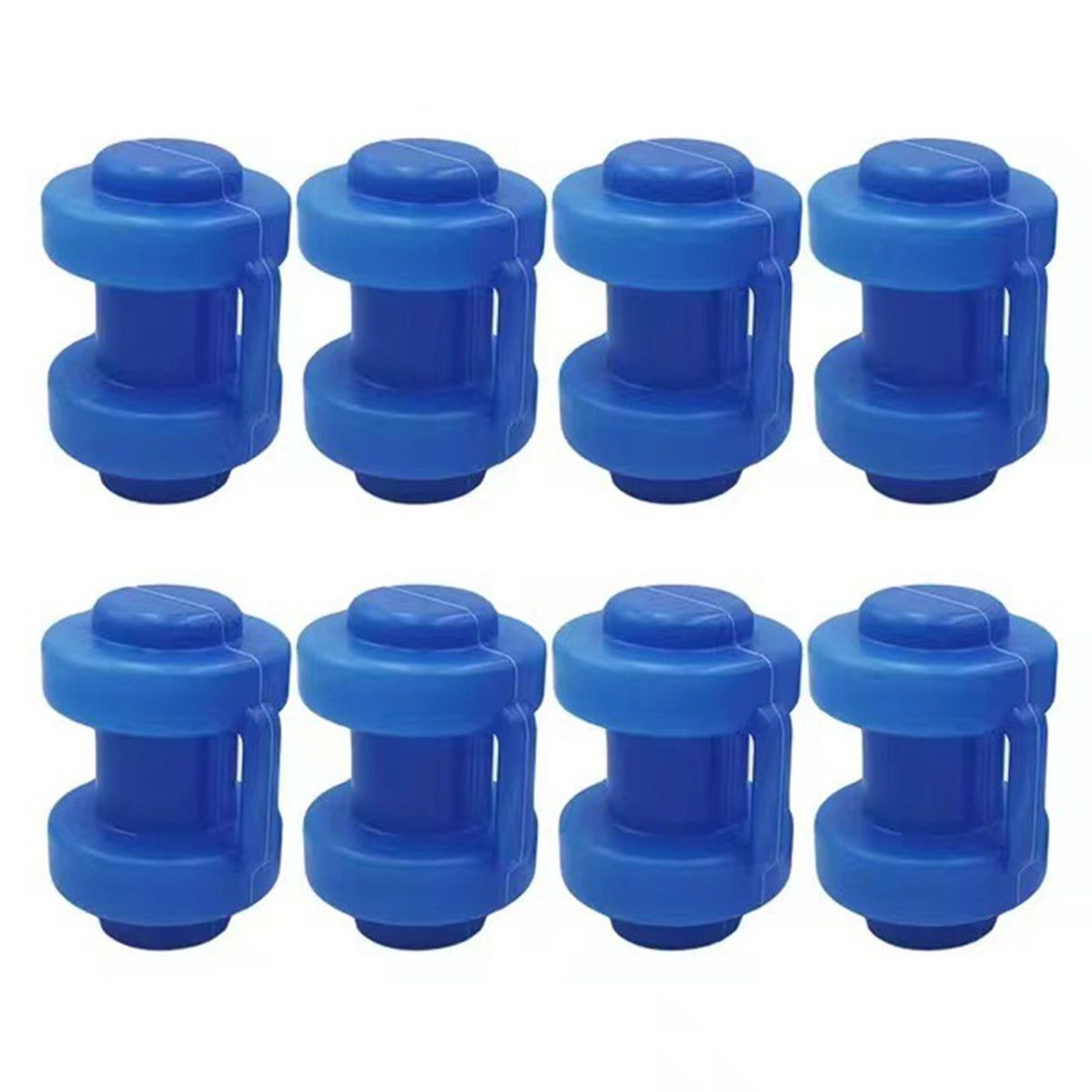 2Pcs Trampoline Cover Trampoline Pole Tips Cover Blue